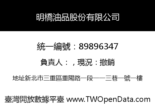 明橋油品股份有限公司
