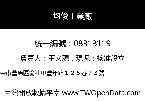 均俊工業廠
