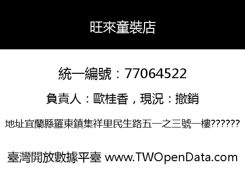 旺來童裝店