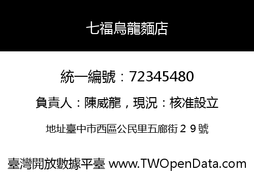 七福烏龍麵店
