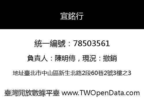 宜銘行