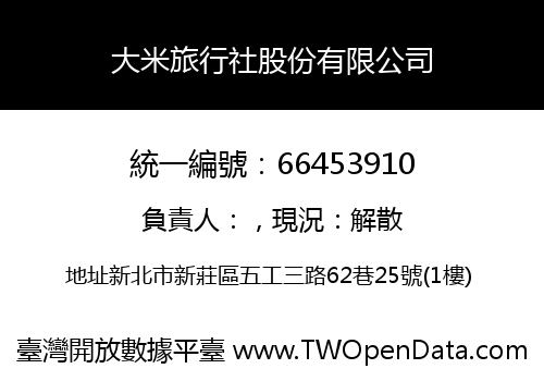大米旅行社股份有限公司