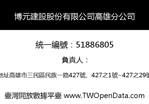 博元建設股份有限公司高雄分公司