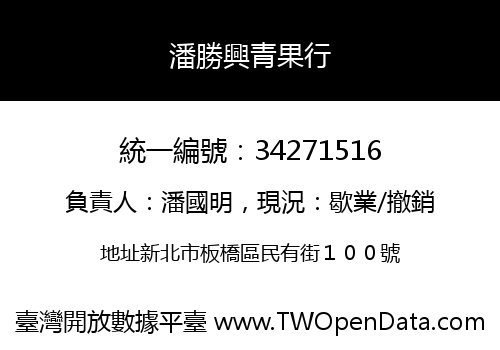 潘勝興青果行