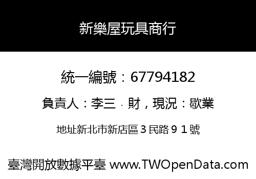 新樂屋玩具商行