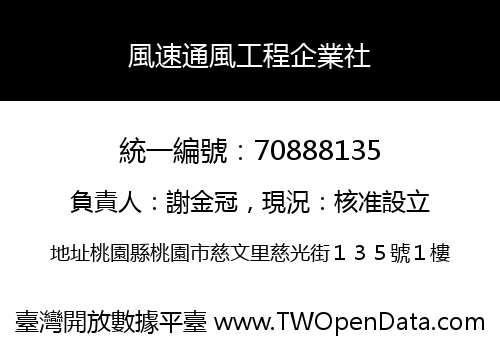 風速通風工程企業社