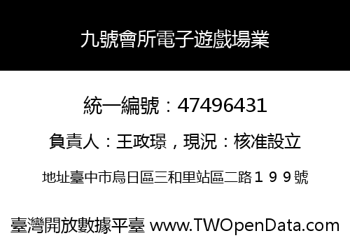 九號會所電子遊戲場業