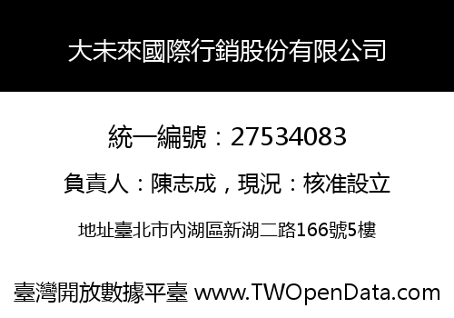 大未來國際行銷股份有限公司