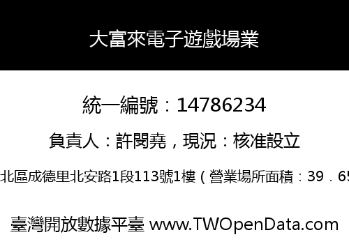 大富來電子遊戲場業
