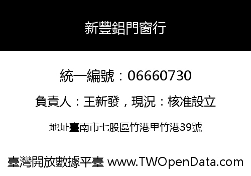 新豐鋁門窗行