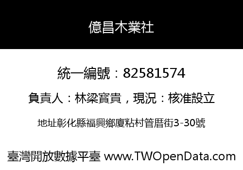 億昌木業社