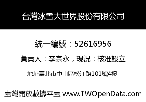 台灣冰雪大世界股份有限公司