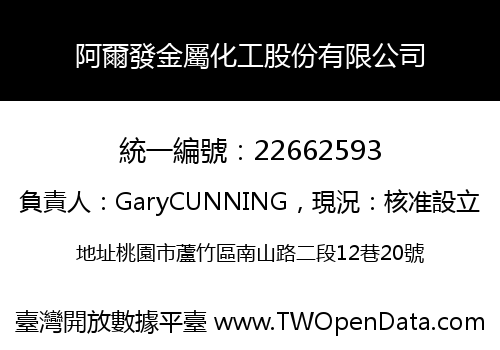 阿爾發金屬化工股份有限公司