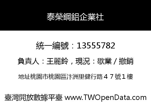 泰榮鋼鋁企業社