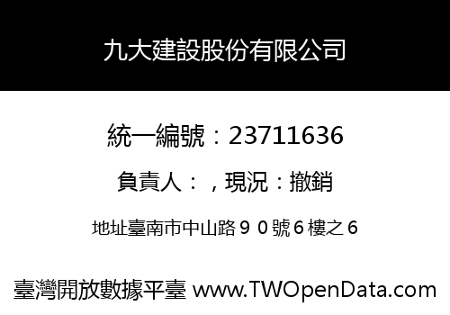 九大建設股份有限公司