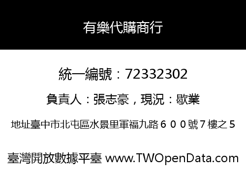 有樂代購商行