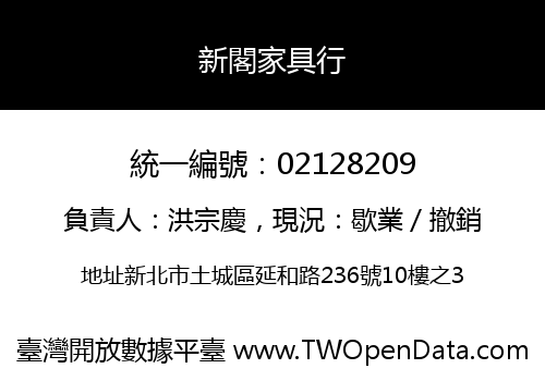 新閣家具行
