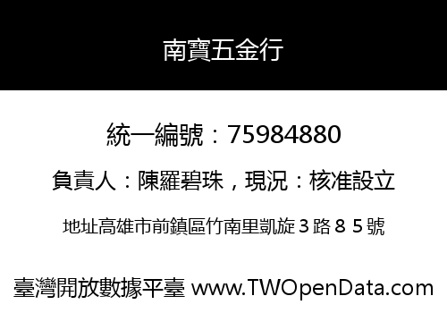 南寶五金行