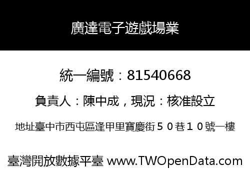 廣達電子遊戲場業