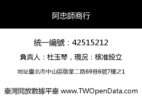 阿忠師商行