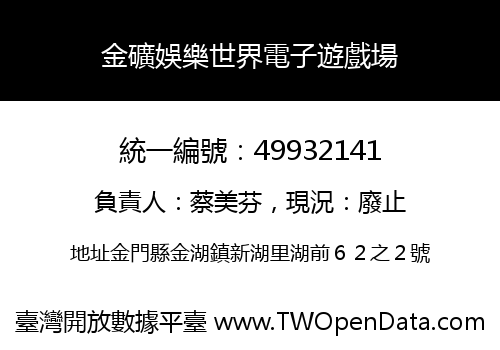 金礦娛樂世界電子遊戲場