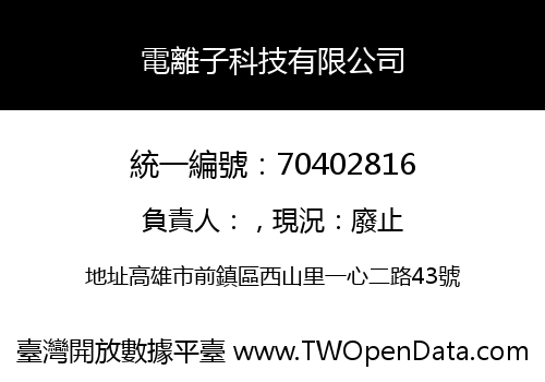 電離子科技有限公司