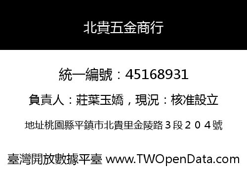 北貴五金商行