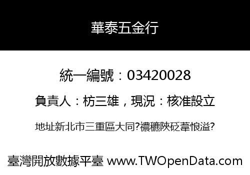 華泰五金行