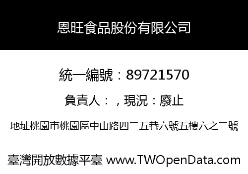 恩旺食品股份有限公司