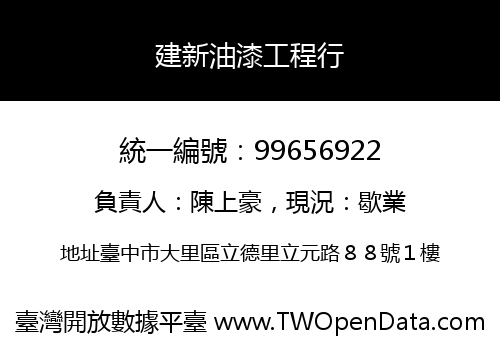 建新油漆工程行
