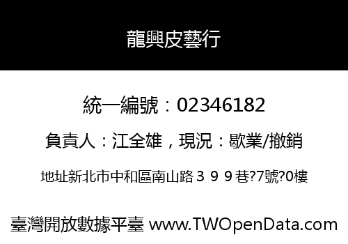 龍興皮藝行