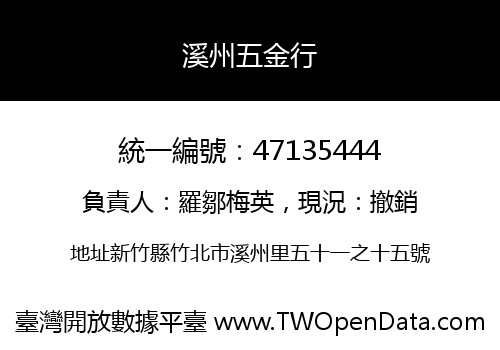 溪州五金行