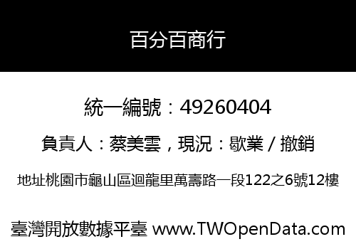 百分百商行