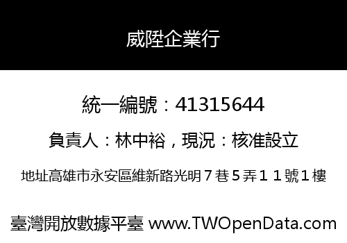 威陞企業行