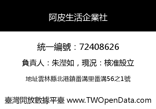 阿皮生活企業社