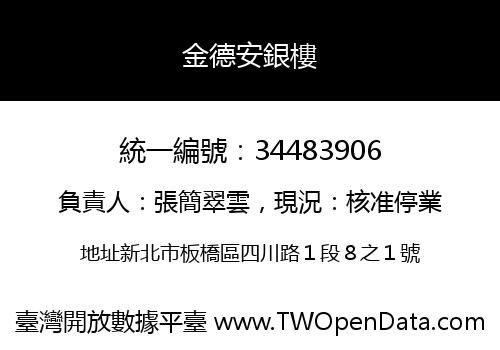 金德安銀樓