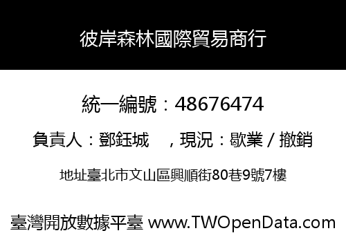 彼岸森林國際貿易商行