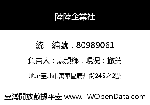 陸陸企業社