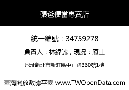 張爸便當專賣店