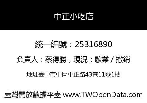 中正小吃店