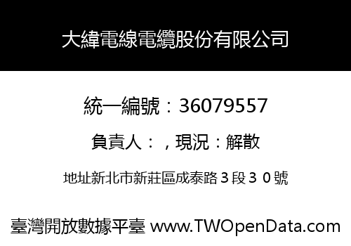 大緯電線電纜股份有限公司