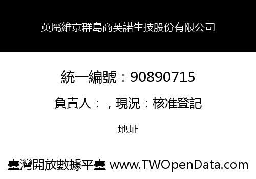 英屬維京群島商芙諾生技股份有限公司