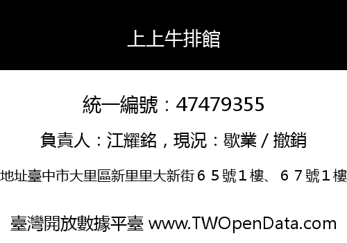 上上牛排館