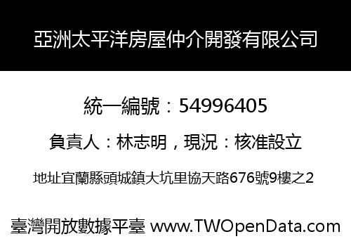 亞洲太平洋房屋仲介開發有限公司