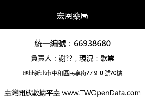 宏恩藥局