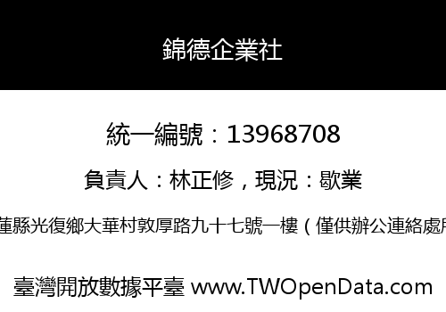 錦德企業社