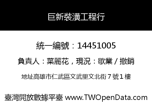 巨新裝潢工程行