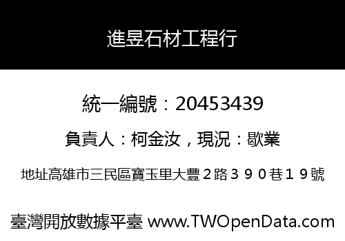 進昱石材工程行