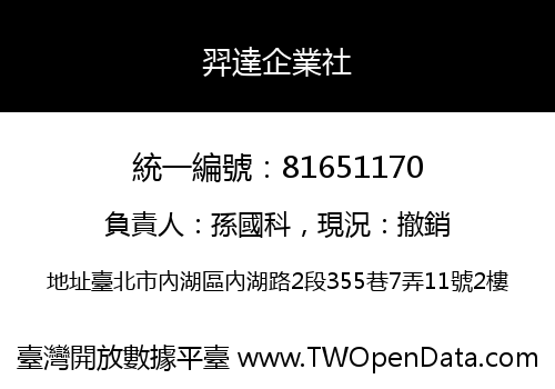 羿達企業社