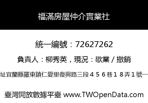 福滿房屋仲介實業社